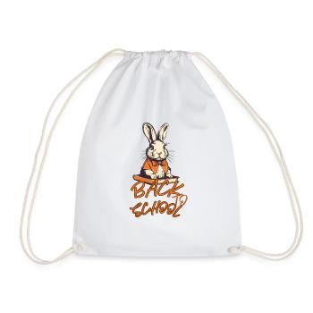 Back to school Start of school - Drawstring Bag - white - Front