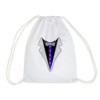 Chemise de smoking - Sac de sport léger - blanc - Devant