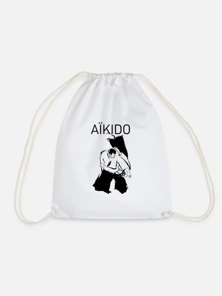 AIKIDO Irimination - Turnbeutel - Weiß