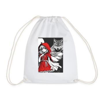Chaperon rouge - Sac de sport léger - blanc - Devant