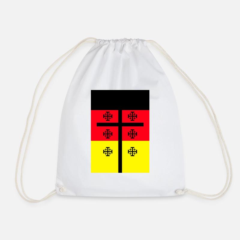 Germany - Drawstring Bag - white