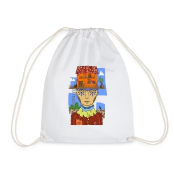 Collectionneur de maison #4 - Sac de sport léger - blanc - Devant