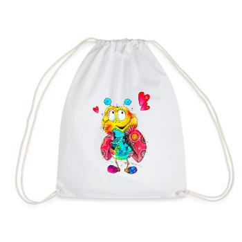 Casimir le ladybug - Sac de sport léger - blanc - Devant