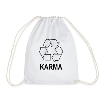 Karma - Turnbeutel - Weiß - Vorne