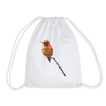 Hummingbird Bird Animal Birds colorful Hummingbirds Nature - Drawstring Bag - white - Front