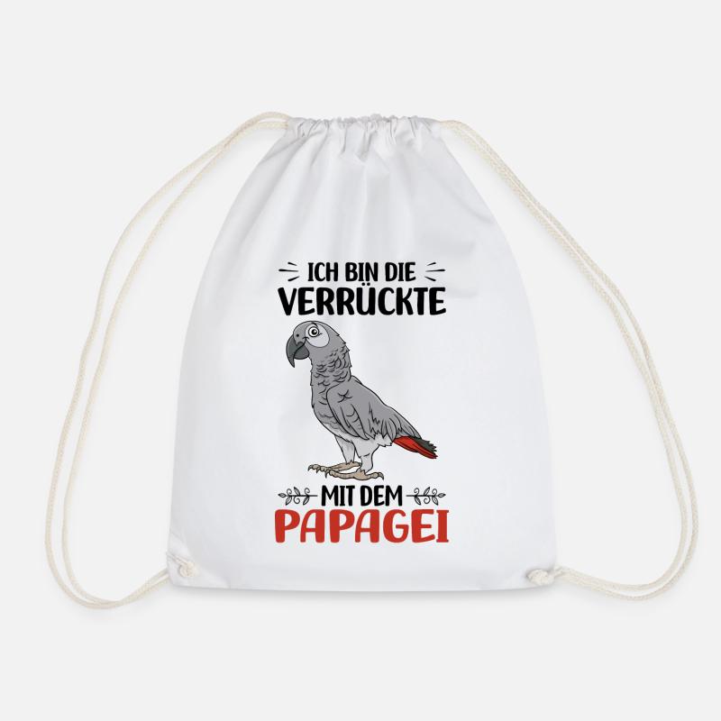Papagei - Turnbeutel - Weiß