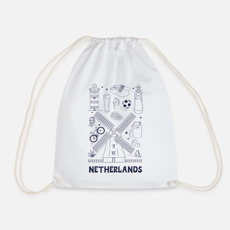 Netherlands - Turnbeutel - Weiß