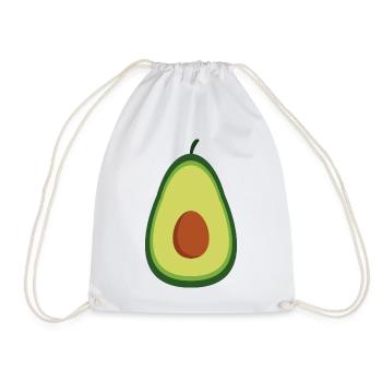 avocado - Drawstring Bag - white - Front