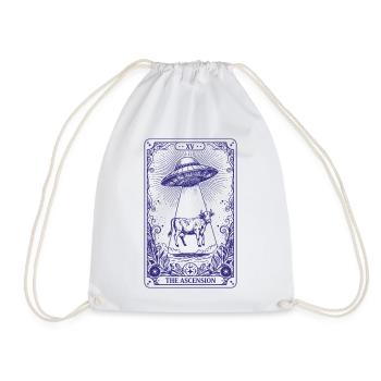Spirituality Sacred Geometry The Ascension - Drawstring Bag - white - Front