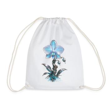 Orchidée Azur Mécanique - Sac de sport léger - blanc - Devant