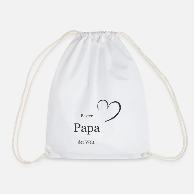Bester Papa der Welt - Turnbeutel - Weiß