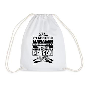 Relationship Manager Geschenke - Turnbeutel - Weiß - Vorne