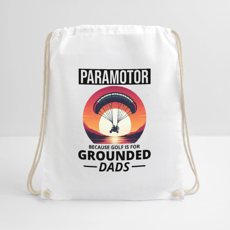 Paramotor Pilot Paramotoring Powered Paraglider Drawstring Bag