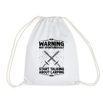 Citation de jeu de rôle fantastique pour le combat à l’épée - Sac de sport léger - blanc - Devant