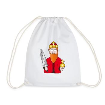 Barbarossa | King of the Roman Empire - Drawstring Bag - white - Front