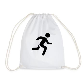 Jogger - Turnbeutel - Weiß - Vorne