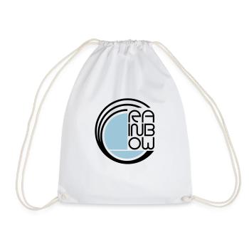 rainbow_f2 - Drawstring Bag - white - Front