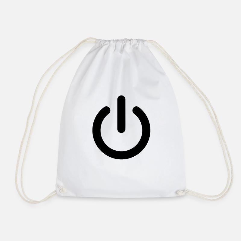 [NO] On / Off - Drawstring Bag - white