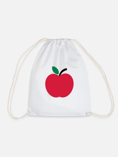 apfel - Turnbeutel - Weiß