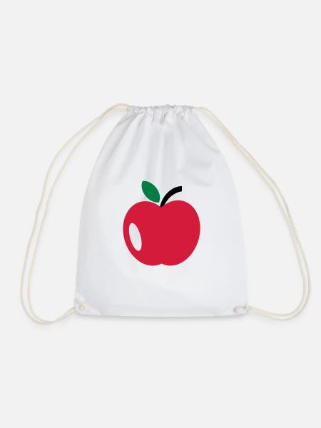 Apfel - Turnbeutel - Weiß