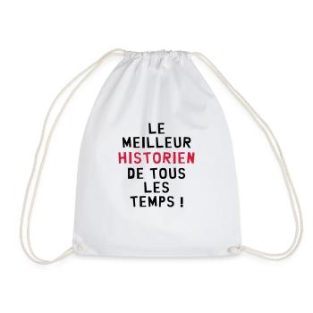 Histoire / Historien / Historienne / Ecole / Prof - Sac de sport léger - blanc - Devant