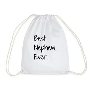 Niece Nephew Nichte Neffe Nièce Neveu - Drawstring Bag - white - Front