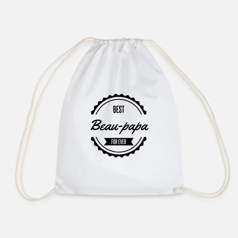 best beau papa - Turnbeutel - Weiß