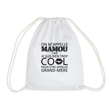 on m'appelle mamou - Turnbeutel - Weiß - Vorne