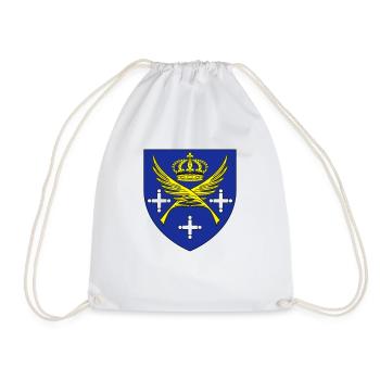 City coat of arms Saint Etienne Loire - Drawstring Bag - white - Front