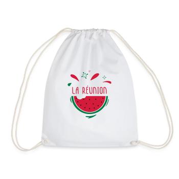 La Réunion - Sac de sport léger - blanc - Devant