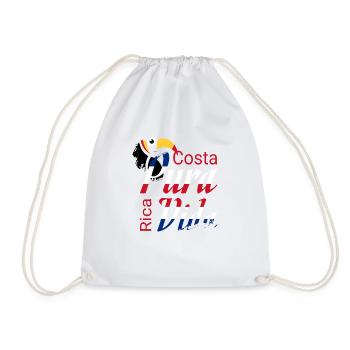 Pura Vida - Sac de sport léger - blanc - Devant