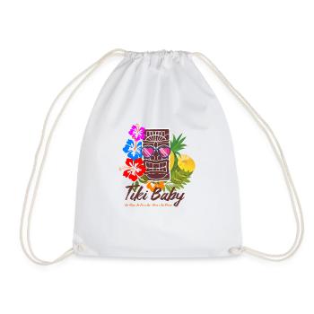 BÉBÉ TIKI - Sac de sport léger - blanc - Devant