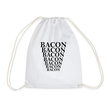BACON wird größer - Turnbeutel - Weiß - Vorne