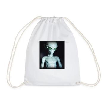 Evil Alien - Drawstring Bag - white - Front