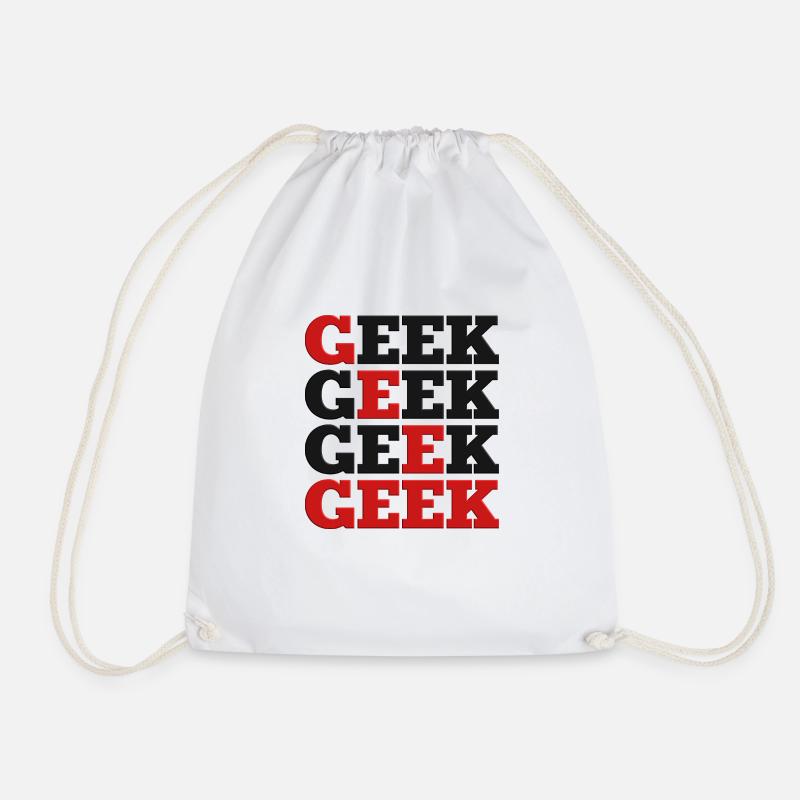 Geek - Turnbeutel - Weiß