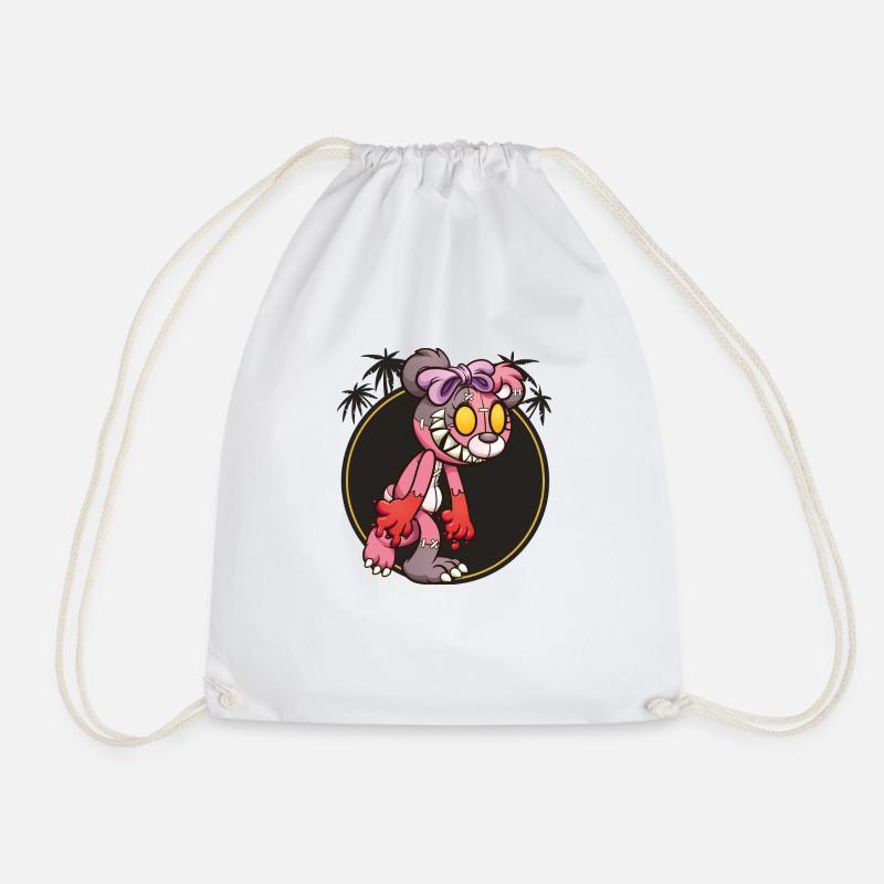 Teddy Evil 03 - Sac de sport léger - blanc