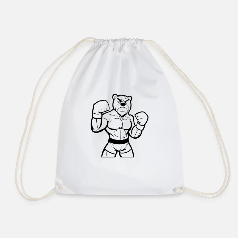 box bear - Turnbeutel - Weiß