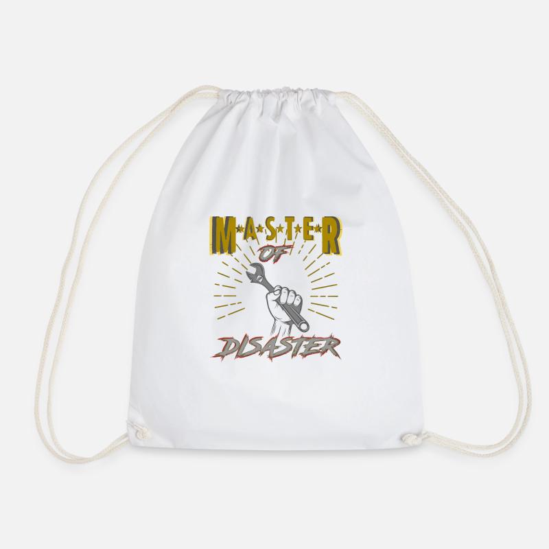 Master of Disaster Craftsman - Drawstring Bag - white