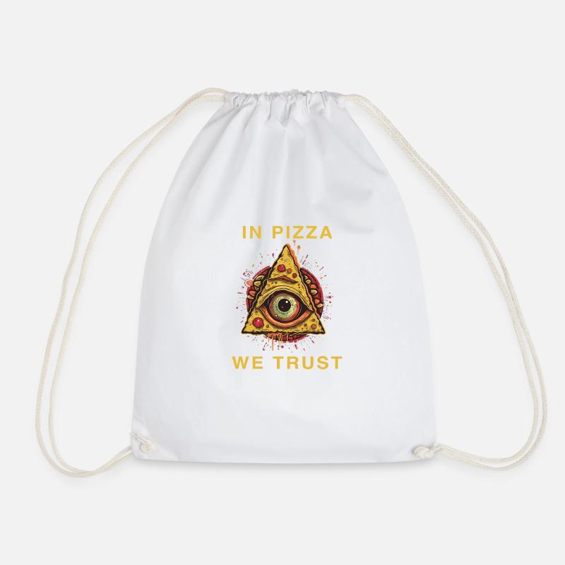 In pizza we trust - Turnbeutel - Weiß