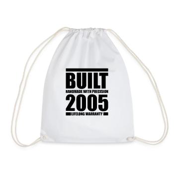 Cadeau Année de naissance 2005 Anniversaire - Sac de sport léger - blanc - Devant