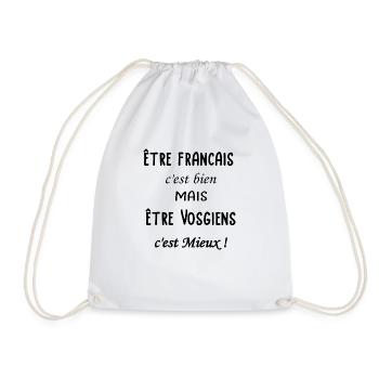 Etre Vosgiens c'est mieux - Sac de sport léger - blanc - Devant