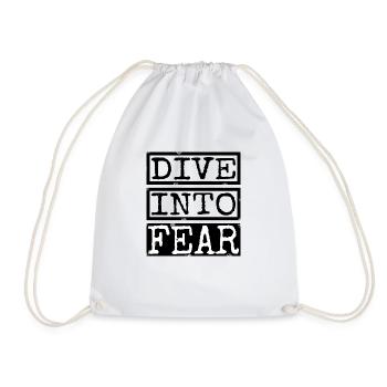 sayings courage quotes humor cultivating courage - Turnbeutel - Weiß - Vorne