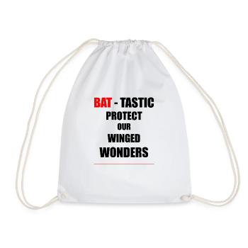 Save Our Winged Wonders - Drawstring Bag - white - Front