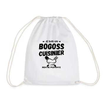 BOGOSS CUISINIER - Sac de sport léger - blanc - Devant