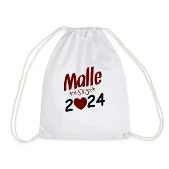 MALLE 2024 - Drawstring Bag - white - Front