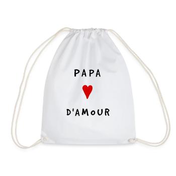 Papa D'Amour - Turnbeutel - Weiß - Vorne