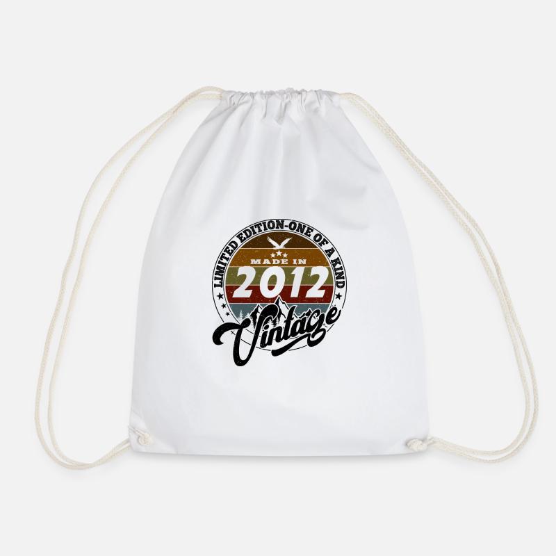Vintage élégant : 2012 Cadeau rétro 2012 2025 - Sac de sport léger - blanc
