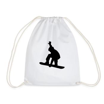 snowboard - Sac de sport léger - blanc - Devant