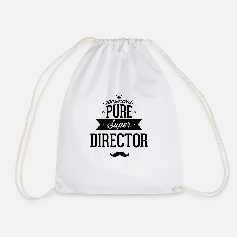 100% Director - Drawstring Bag - white