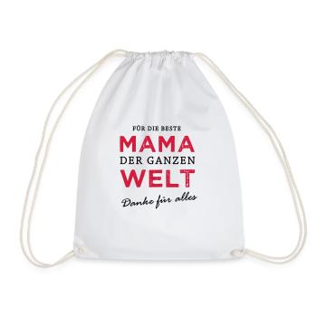 Beste Mama der Welt - Turnbeutel - Weiß - Vorne